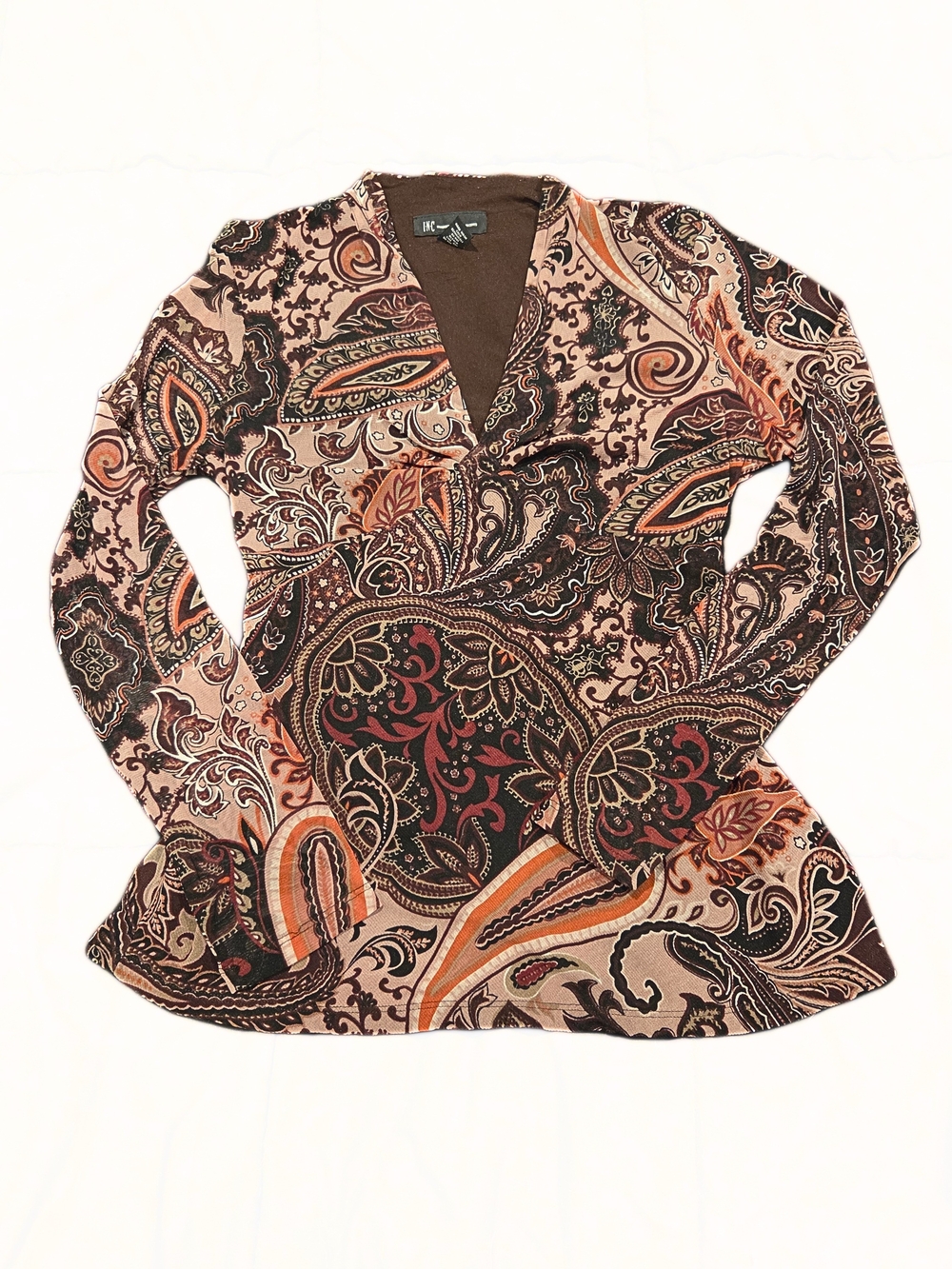 Brown Floral Top